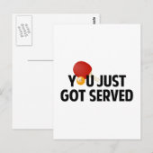 Du hast gerade Got Postkarte (Vorne/Hinten)