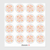 Du hast Happy Mail Groovy Smile Sticker Sheet Got (Blatt)