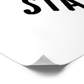 Du hast in Tune Funny Guitar Pun Bleibe Poster (Ecke)