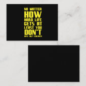 Du hast keine hässlichen Kinder mit lustiger Inspi Visitenkarte (Vorne/Hinten)