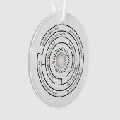 "Du hast keinen Power über mich" Ornament (Vorderseite)