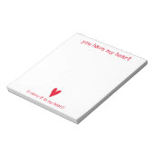 Du hast mein Herz | Gedicht von E.E. Cummings Notizblock (Rotiert)