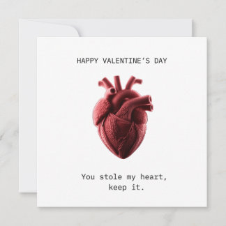 Du hast mein Herz gestohlen Valentinstag Feiertagskarte