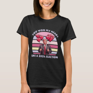 Du hast mein Herz gewonnen wie eine lustige Trump- T-Shirt