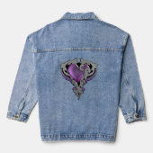 Du hast mein Herz Jeansjacke (Rückseite)