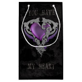 Du hast mein Herz Kleine Geschenktüte (Rückseite)