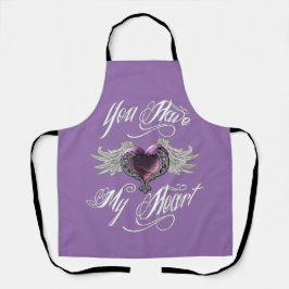 Du hast mein Herz rosa Schürze