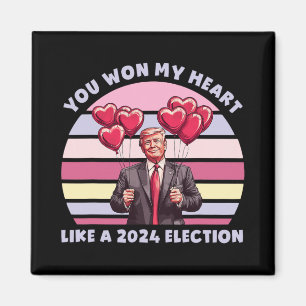Du hast mein Herz wie eine Wahl Funny Trump  Magnet