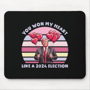 Du hast mein Herz wie eine Wahl Funny Trump  Mousepad