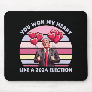Du hast mein Herz wie eine Wahl Funny Trump Mousepad