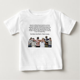 Du hast meinen Rücken, ich habe deinen Baby T-shirt