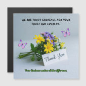 Du hast meinen Tag gemacht Magnetkarte (Vorne/Hinten)