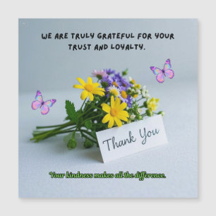 Du hast meinen Tag gemacht Magnetkarte