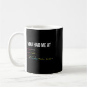 Du hast mich bei Hallo Welt Programmieren Cool Gam Kaffeetasse (Links)
