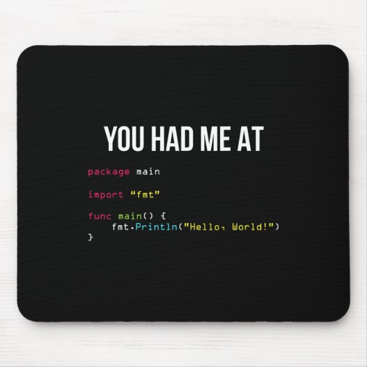 Du hast mich bei Hallo Welt Programmieren Cool Gam Mousepad (Vorne)