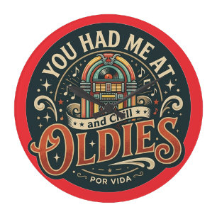 Du hast mich bei Oldies überzeugt Große Wanduhr
