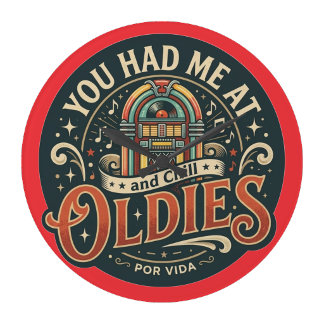Du hast mich bei Oldies überzeugt Große Wanduhr