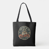 Du hast mich bei Oldies überzeugt Tasche (Rückseite)
