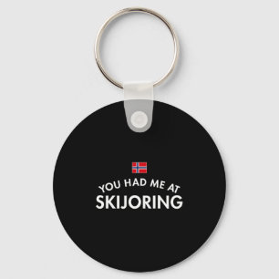 Du hast mich bei Skijoring überzeugt Schlüsselanhänger