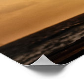 Du hast mich bei Sonnenuntergang gesehen Poster (Ecke)