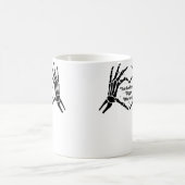 Du hast mich bei Triggerwarnungen Bookish Warning Kaffeetasse (Mittel)