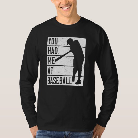 Du hast mich beim Baseball T-Shirt (Vorderseite)