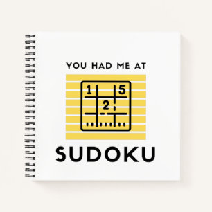Du hast mich beim Sudoku überzeugt Notizblock