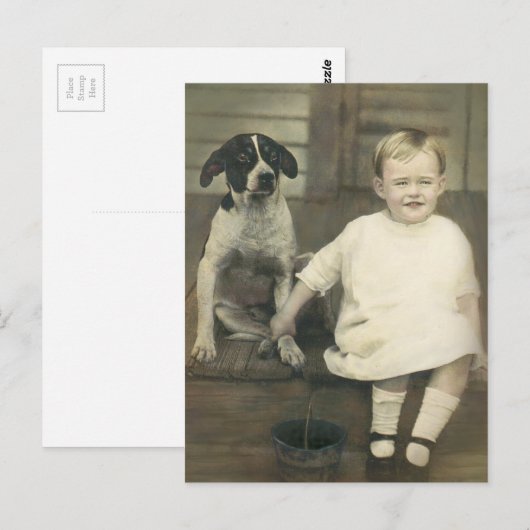 Du hast mich Got Postkarte (Vorne/Hinten)