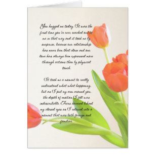 Du hast mich heute umarmt