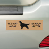 DU HAST MICH IM GORDON SETTER Autoaufkleber (Auf Auto)