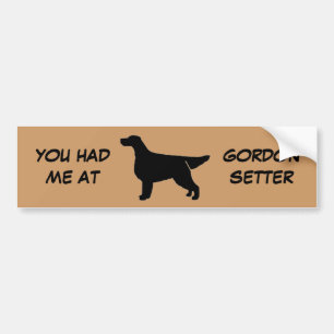 DU HAST MICH IM GORDON SETTER Autoaufkleber