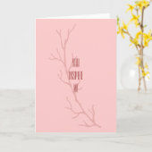 Du hast mich Inspiriert Karte (Gelbe Blume)