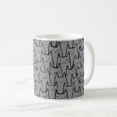 Du hast mich jetzt total verzaubert – Grau Kaffeetasse (VorderseiteRechts)