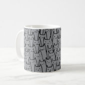 Du hast mich jetzt total verzaubert – Grau Kaffeetasse (Vorderseite Links)