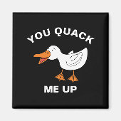 Du hast mich mit dem Funny Farm Animal Duck Puff g Magnet (Vorne)