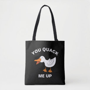 Du hast mich mit dem Funny Farm Animal Duck Puff g Tasche