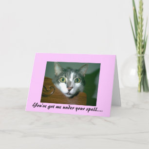 Du hast mich unter deinem Zauber got... Valentine  Feiertagskarte