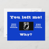 Du hast mich verlassen! postkarte (Vorne/Hinten)