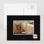 Du hast mir Bänder got! Postkarte (Vorne/Hinten)