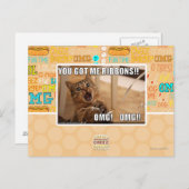 Du hast mir Bänder got! Postkarte (Vorne/Hinten)