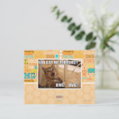 Du hast mir Bänder got! Postkarte (Stehend Vorderseite)