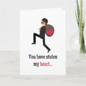 Du hast mir das Geständnis der Liebe gestohlen Karte (Vorderseite)