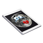 Du hast mir das Herz gebrochen - wenn der Mond red Notizblock (Rechte Seite)