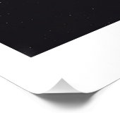 Du hast mir das Herz gebrochen - wenn der Mond red Poster (Ecke)