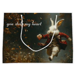 Du hast mir das Herz gestohlen, das Herz-Dieb-Hase Große Geschenktüte
