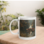 Du hast mir das Herz gestohlen, das Herz-Dieb-Hase Kaffeetasse