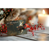 Du hast mir das Herz gestohlen, das Herz-Dieb-Hase Postkarte