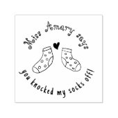 Du hast mir die Socken von der Belohnung der Lehre Permastempel (Design)