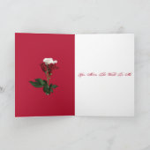 Du hast mir die Welt Gemein, Kard zu grüßen Karte (Innenseite)