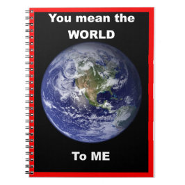 Du hast mir die Welt gemein! Notizblock